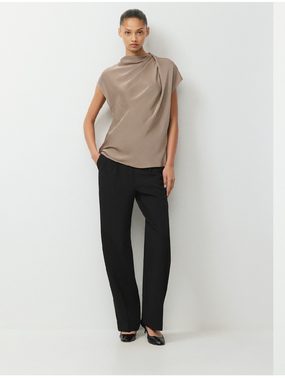 BABATON Nominee Satin Blouse